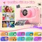 Kids Instant Print Camera with 32MP Photo 1080P Video and 2.4 Inch Screen for Creative Fun